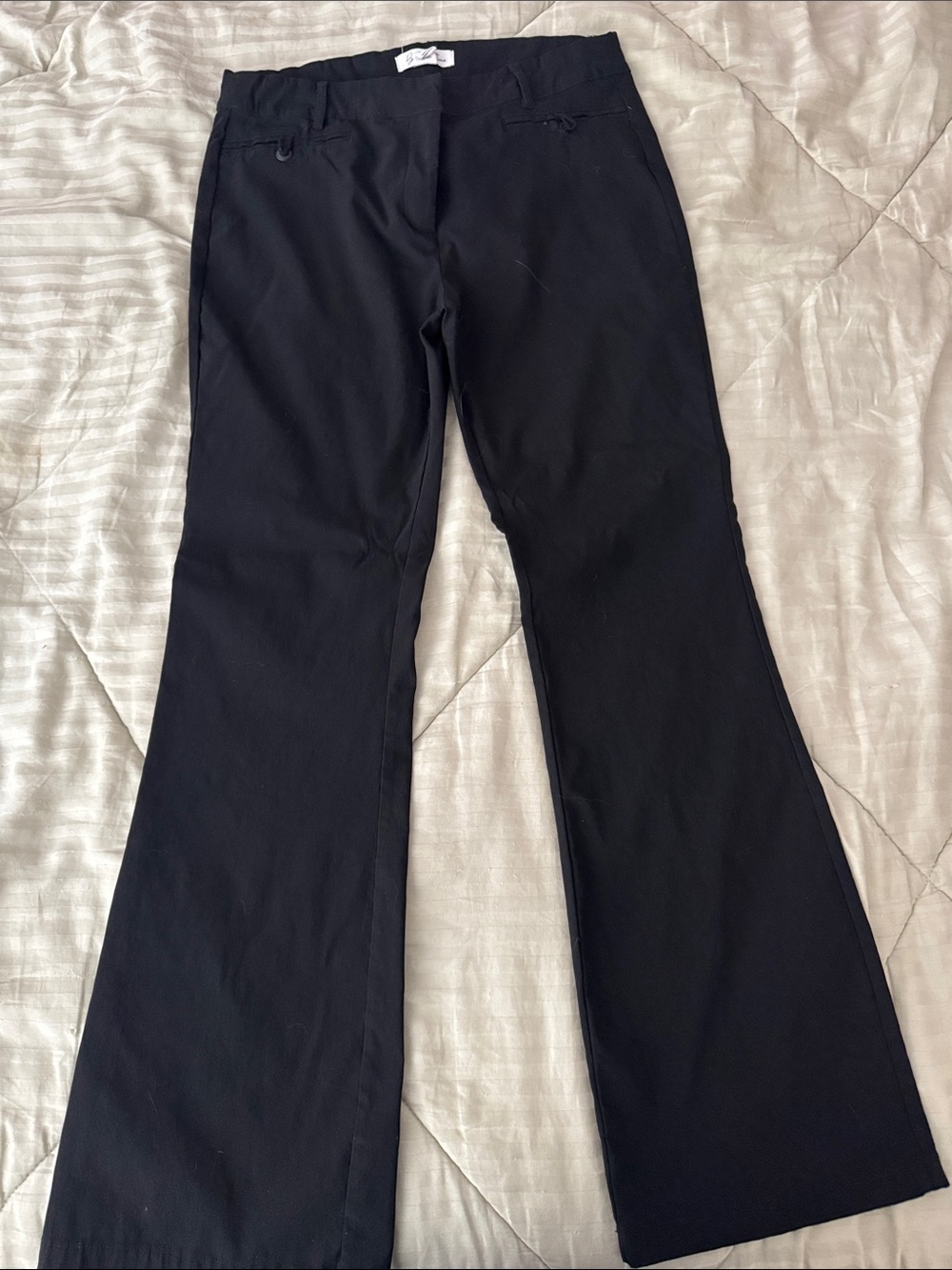 Wide Leg Black Women's Pants